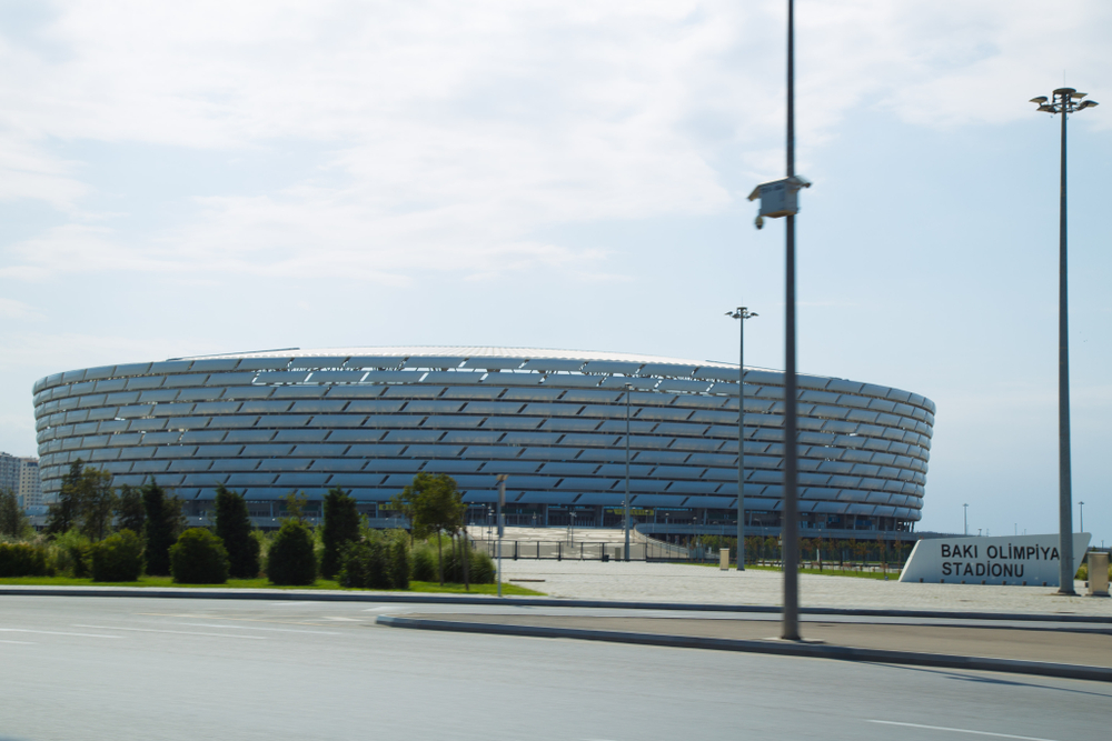 Das Nationalstadion in Baku