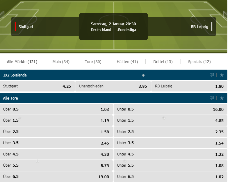 VfB Stuttgart – RB Leipzig 02.01.2021 VfB Stuttgart – RB Leipzig 02.01.2021