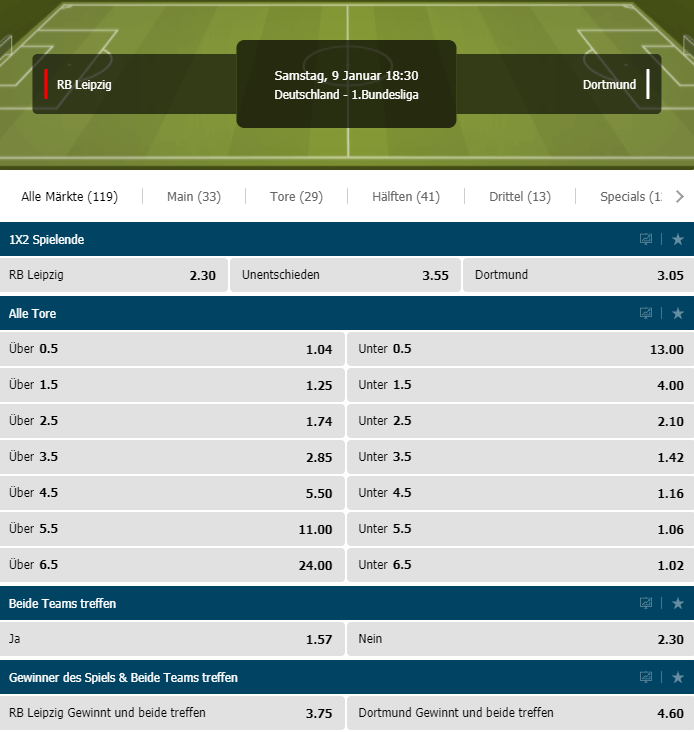 RB Leipzig – Borussia Dortmund 09.01.2021 RB Leipzig – Borussia Dortmund 09.01.2021