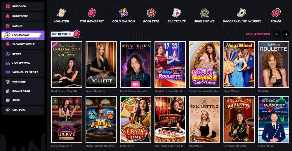 Lunubet Livecasino